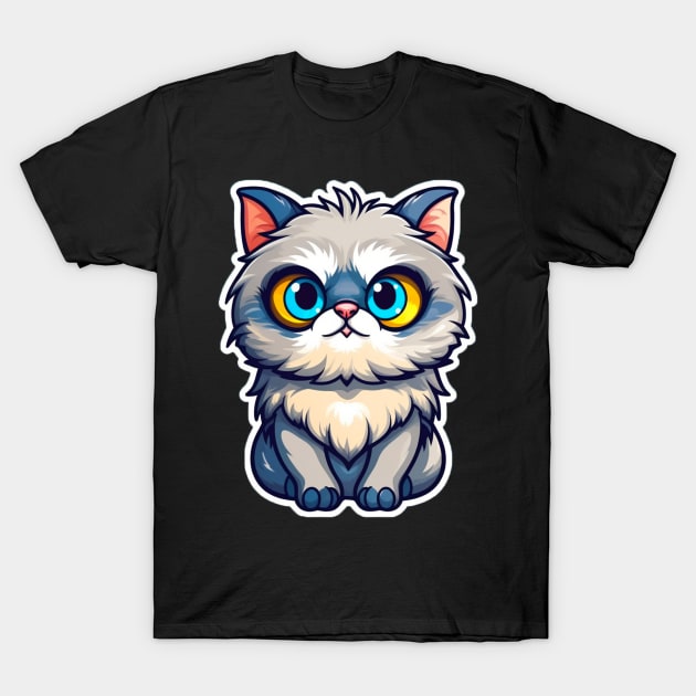 Cute Cat T-Shirt by Sanzida Design